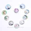 wholesale sailing ship crystal glass fridge magnets for tourist souvenir gifts